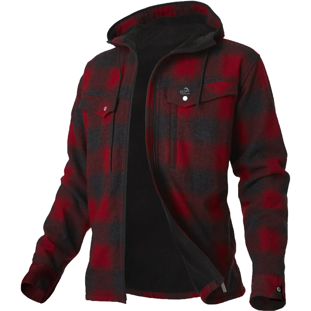 Geoff Anderson Ezmar2 Vindtæt Hoodie Rød M - Trøjer