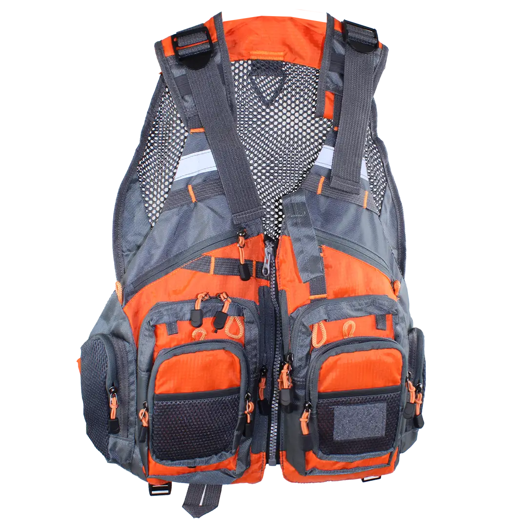 SFG Deluxe Fiskevest Orange - Fiskeveste