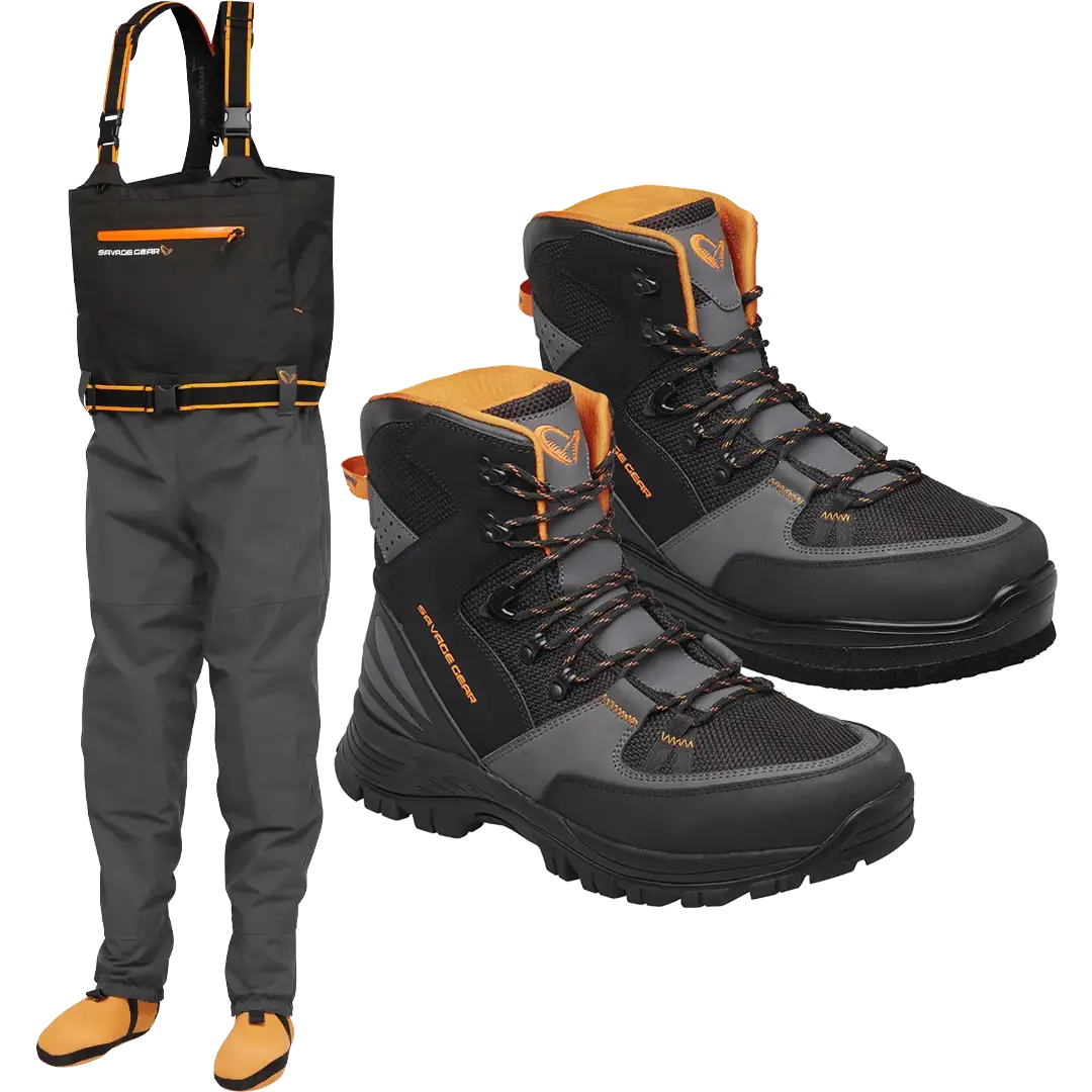 Savage Gear SG8 Chest Waders Combo - Waders Sæt