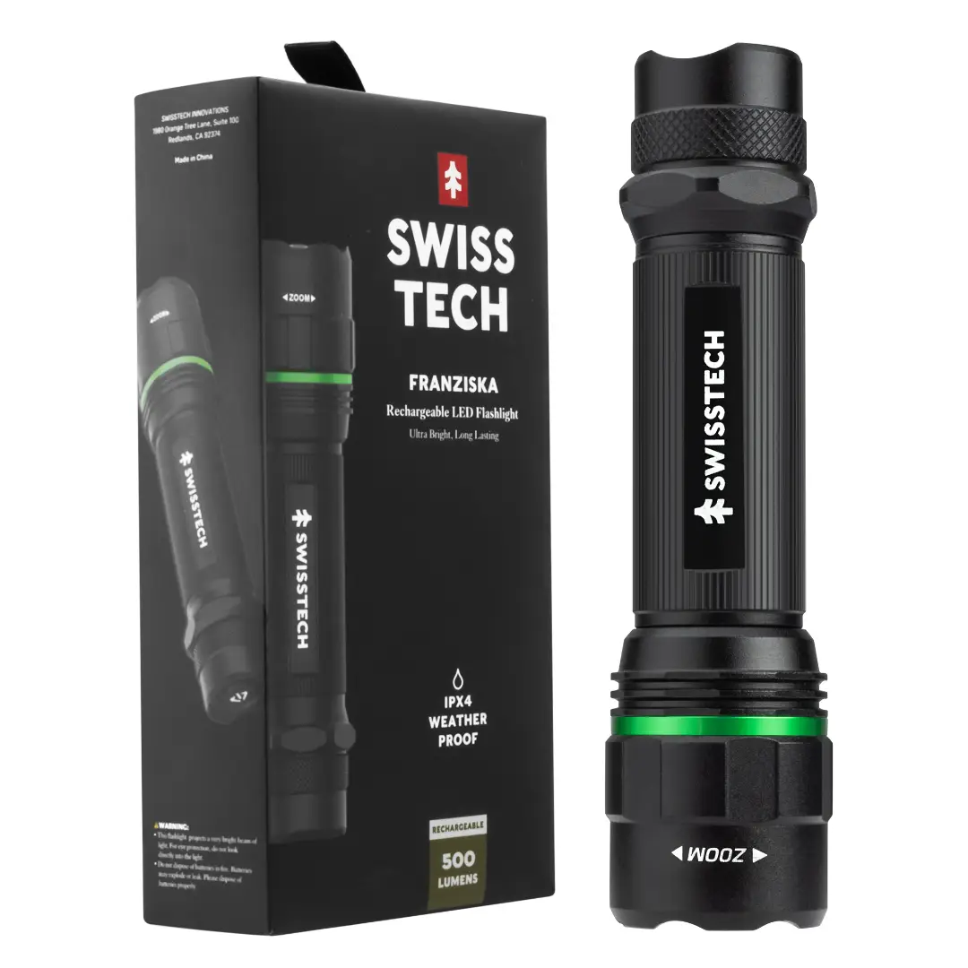 SwissTech Franziska 500lm Genopladelig Lommelygte - Lommelygter