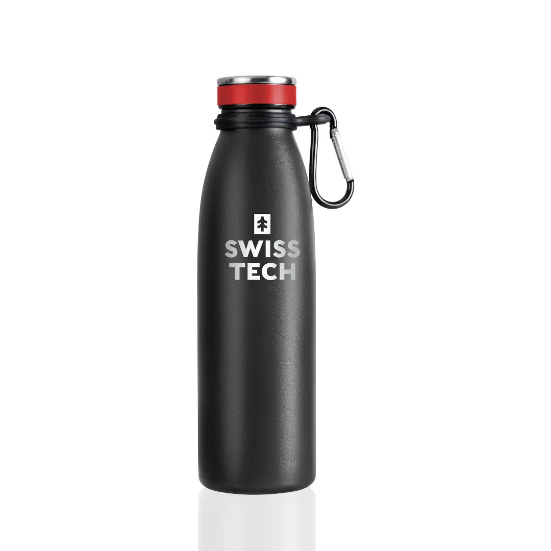 SwissTech 500ml/17Oz Bottle Sort - Drikkeflasker & Vandopbevaring