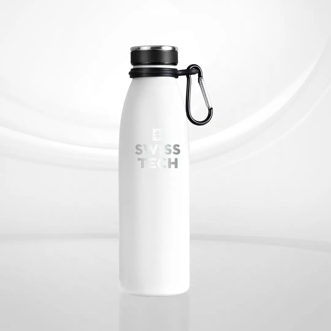 SwissTech 500ml/17Oz Bottle Hvid - Drikkeflasker & Vandopbevaring