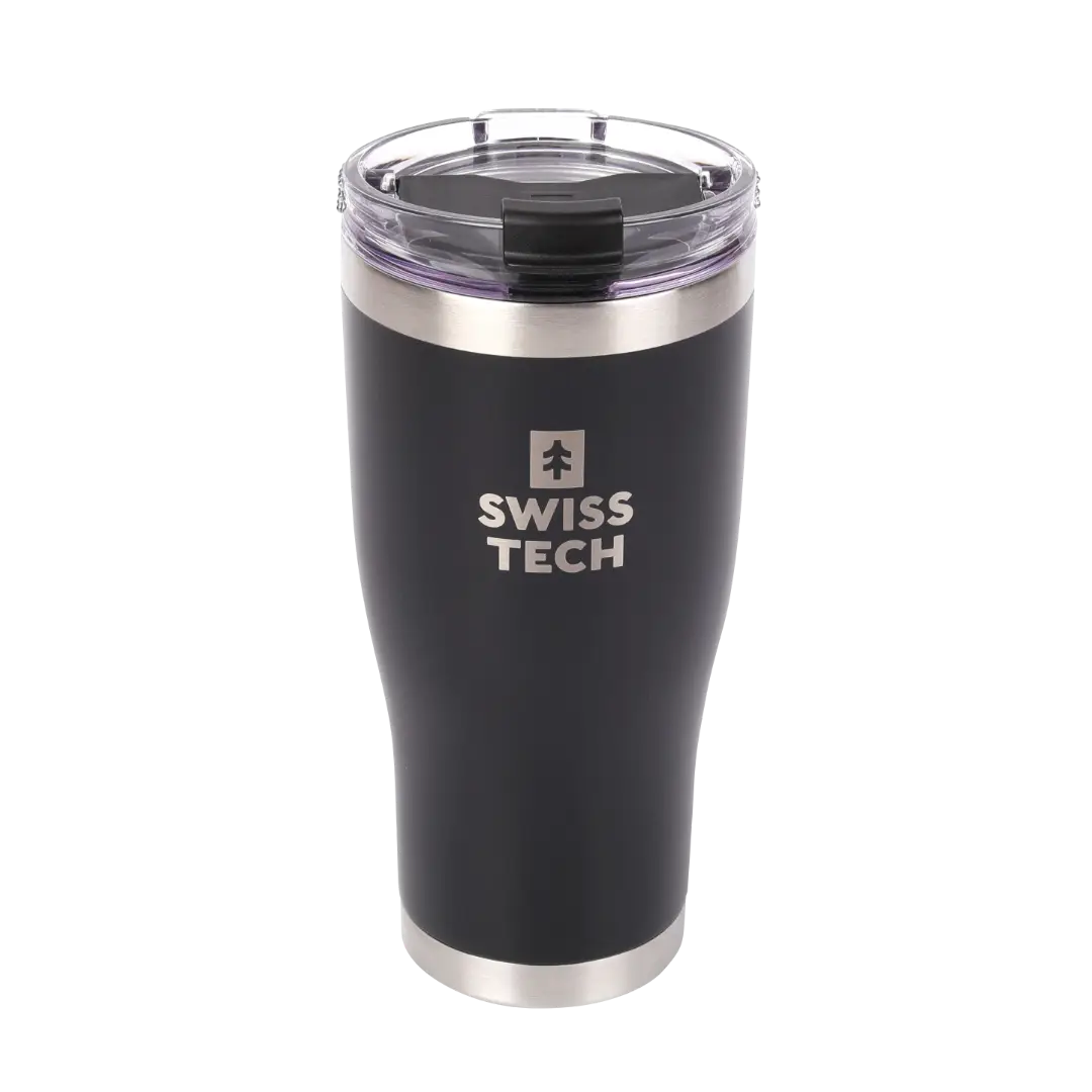 SwissTech Lækkefri Termokop 20 oz Tumbler Sort - Termokander & -krus