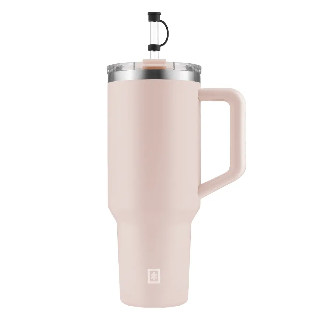 SwissTech Zelda 40 Oz Mug med Sugerør Pink - Drikkeflasker & Vandopbevaring