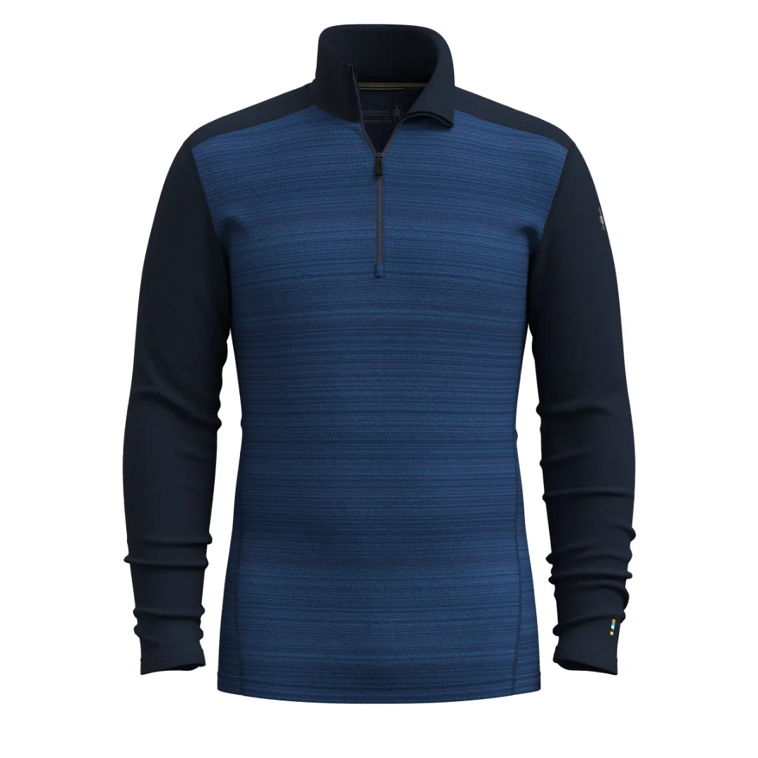 Smartwool Men's NTS Mid 250 Zip T KUN STR. SMALL Deep Navy Farve Shift S - Undertøj