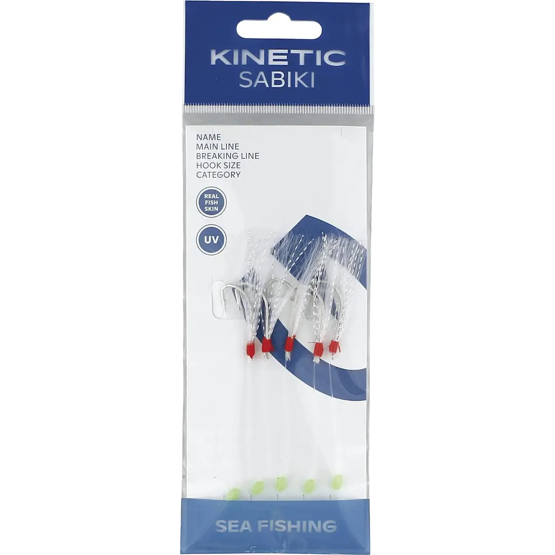 Kinetic Sabiki Nordic Mackerel Pearl/Crystal Flash - Torskeforfang