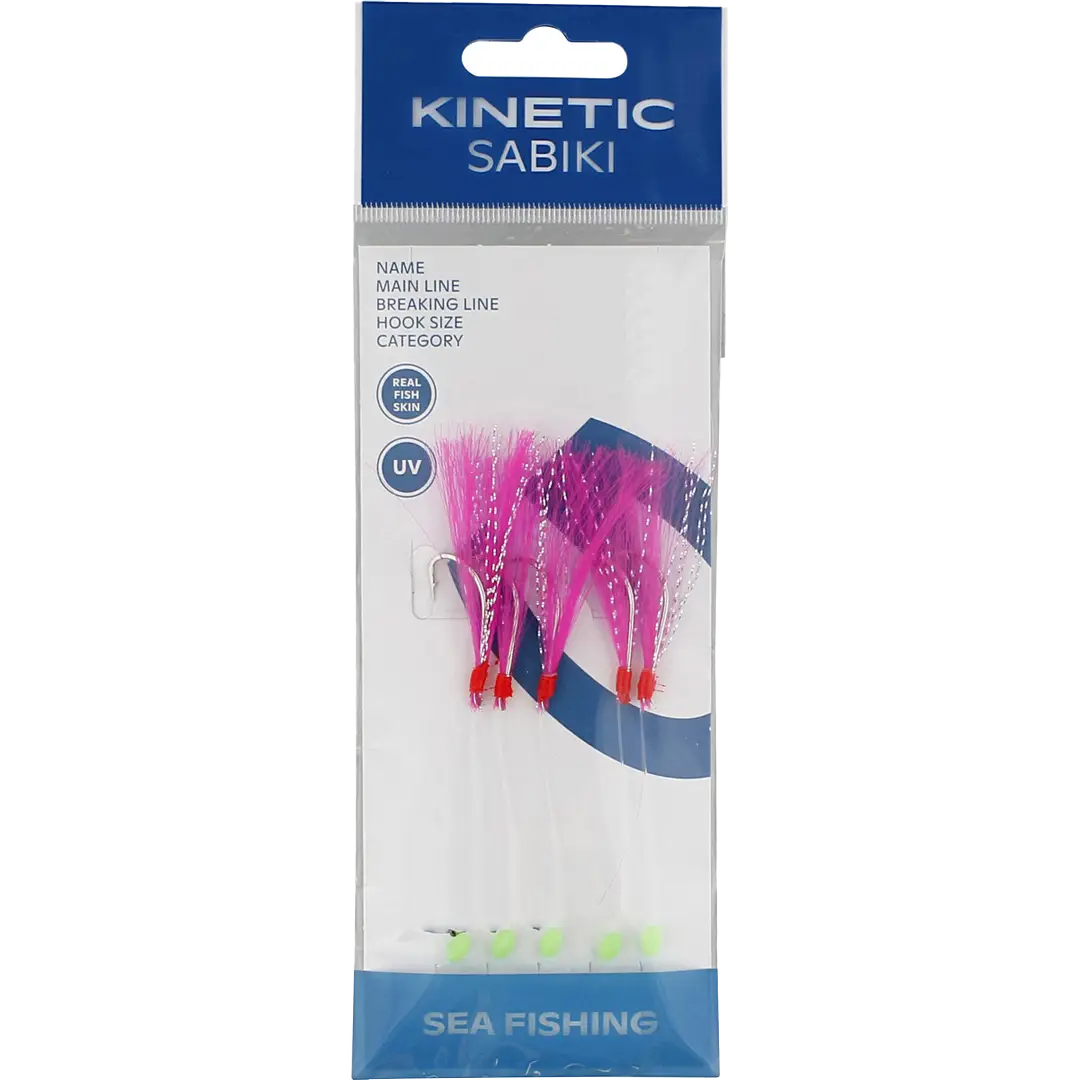 Kinetic Sabiki Nordic Mackerel Pink/Crystal Flash - Torskeforfang