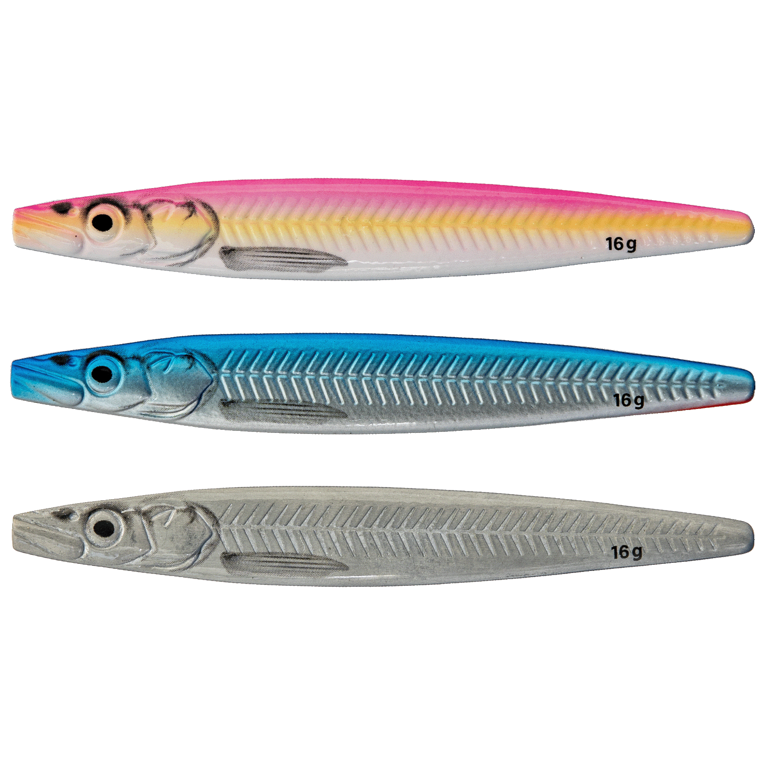 Savage Gear Zerling 16gram Effektlageret Special Blue Silver Red Shiny UV - Gennemløber