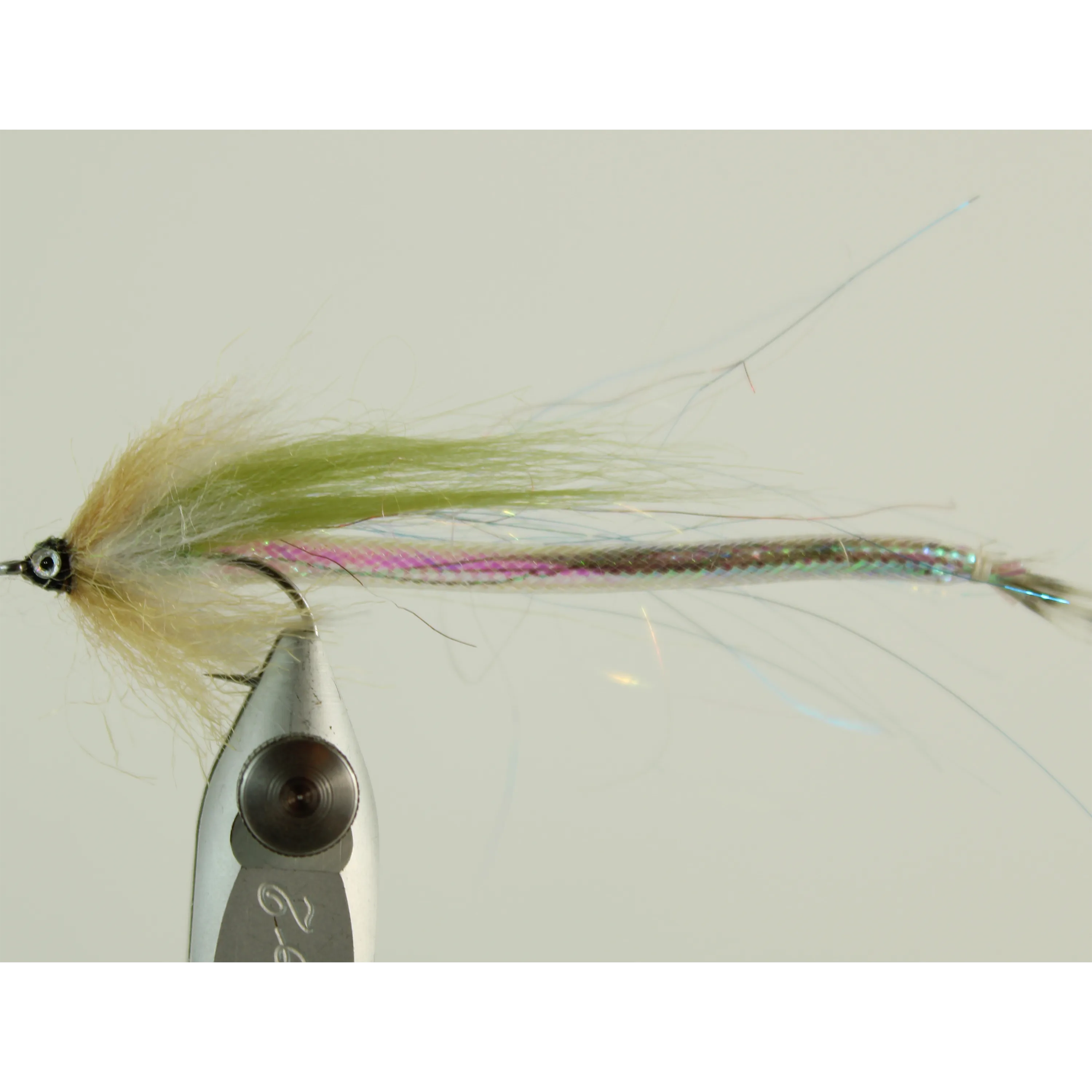 Effekt Flies Sandeel Mylar Tan/White - Kystfluer