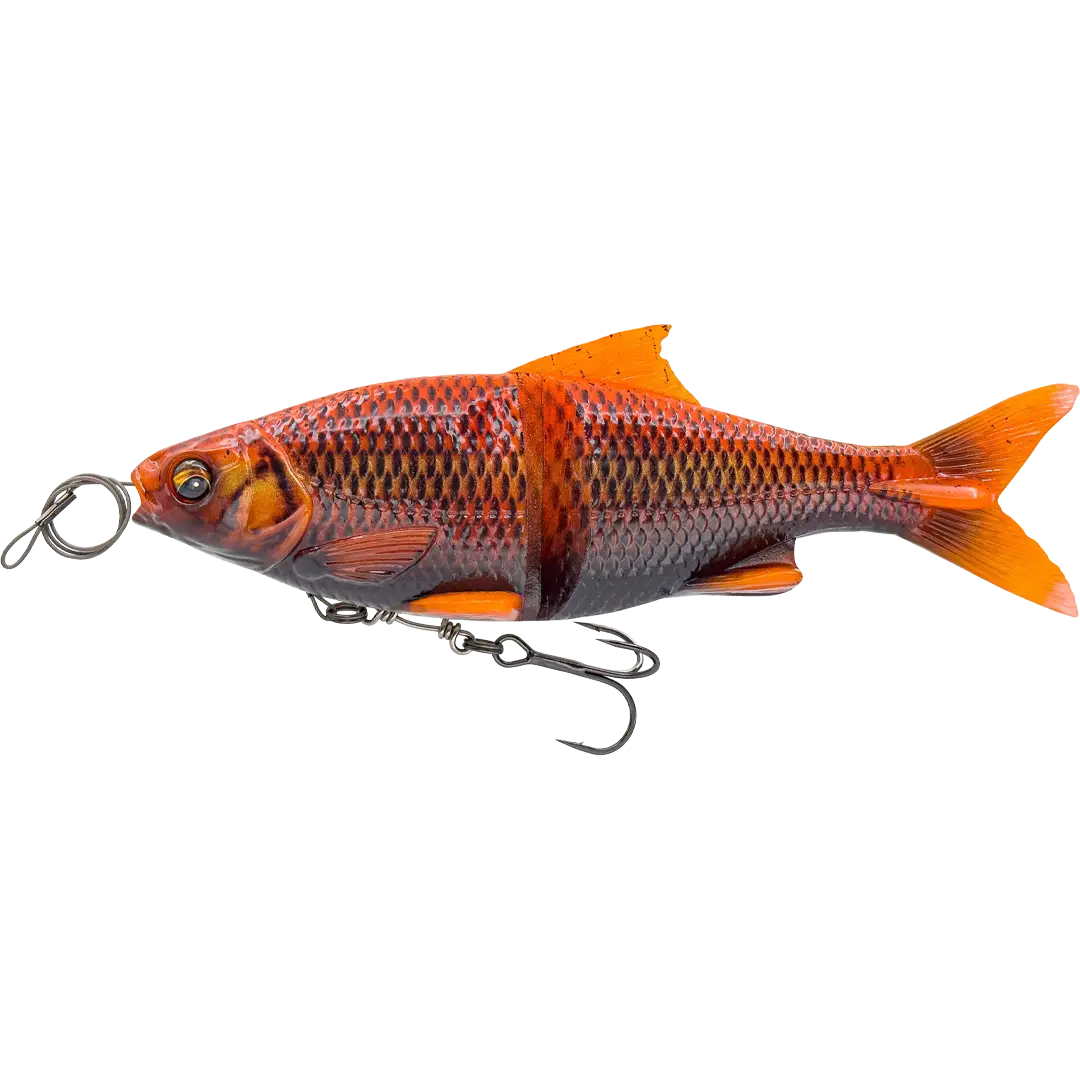 Savage Gear 3D Line Thru Glide Roach 17cm Black Orange Koi - Gedde
