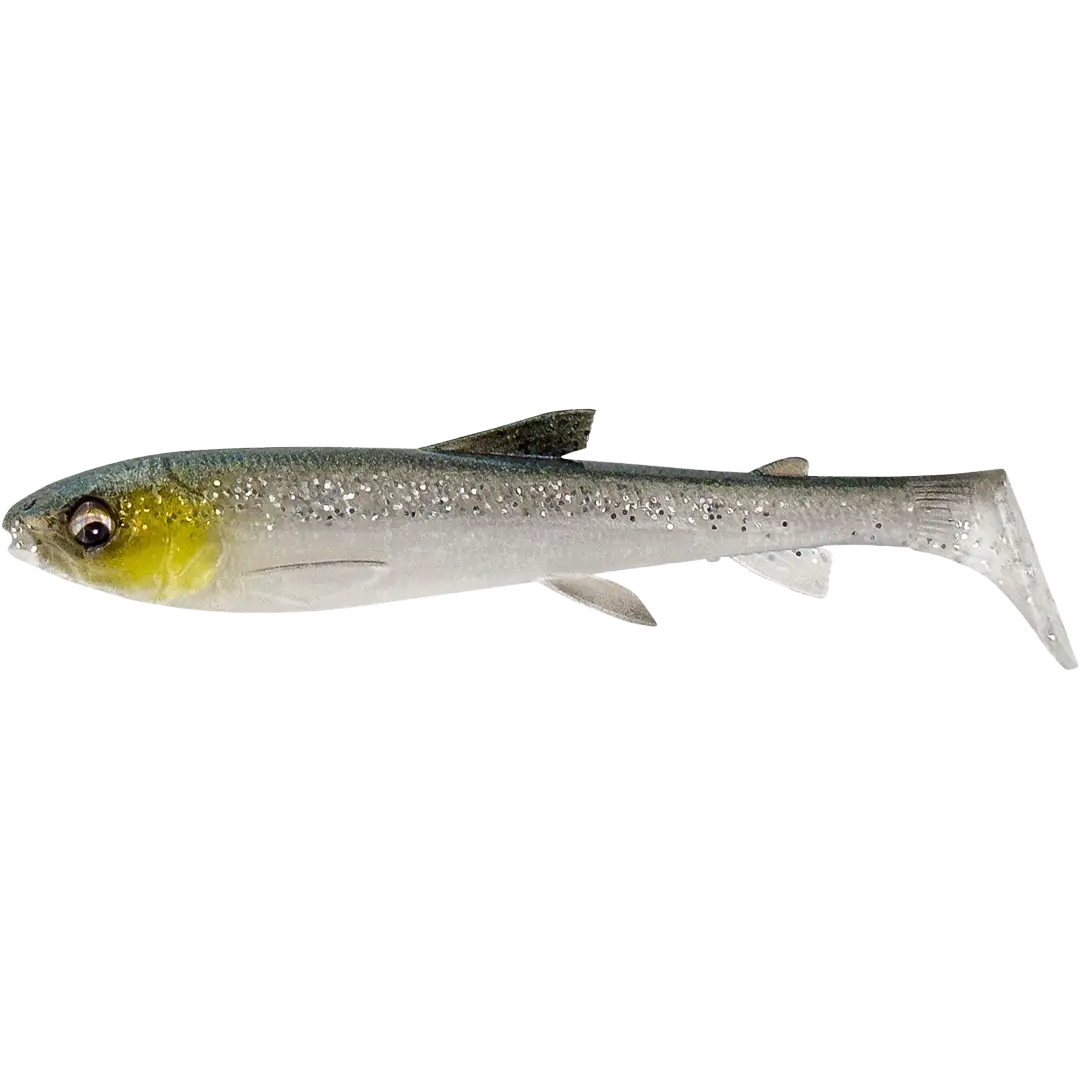 Savage Gear 3D Whitefish Shad 9cm Green Silver - Aborre