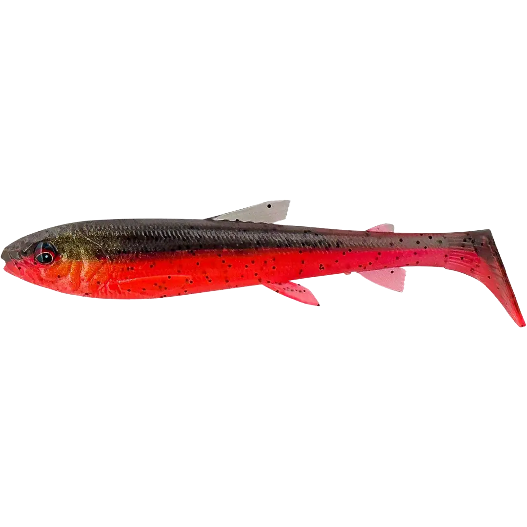 Savage Gear 3D Whitefish Shad 9cm Black Red - Aborre