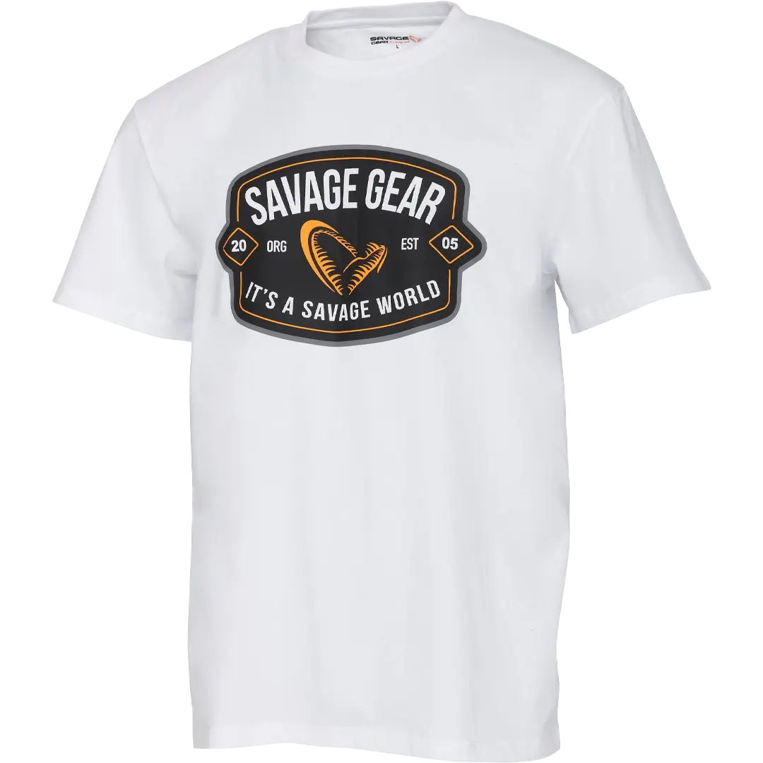 Savage Gear Badge Logo Tee XXL - T-Shirt