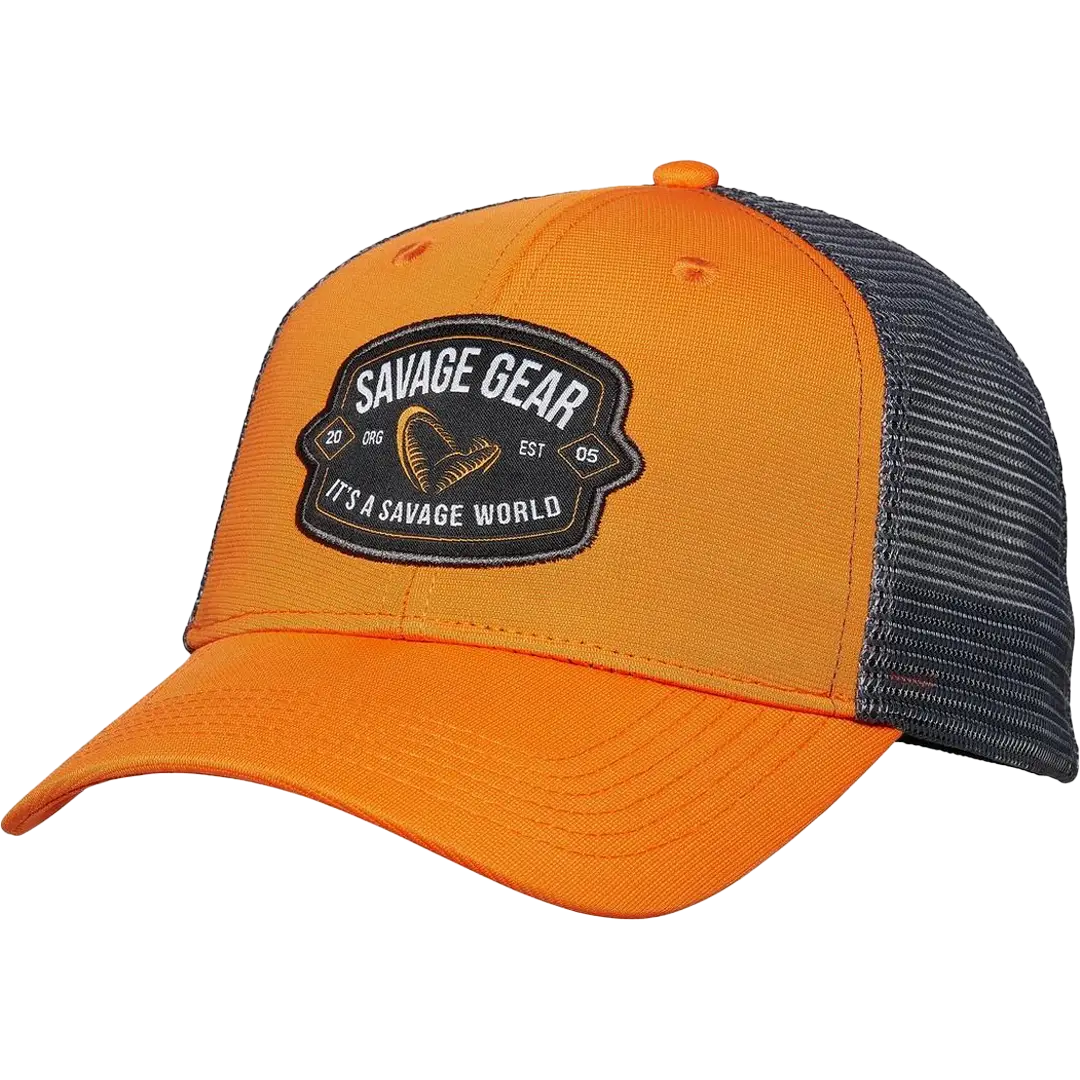 Savage Gear Badge Trucker Cap Orange - Caps