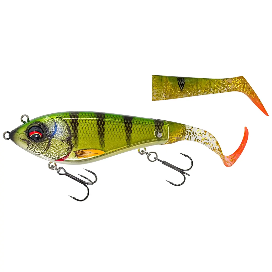 Savage Gear Deviator Tail 87 Gram Chrome Perch - Hybrid agn