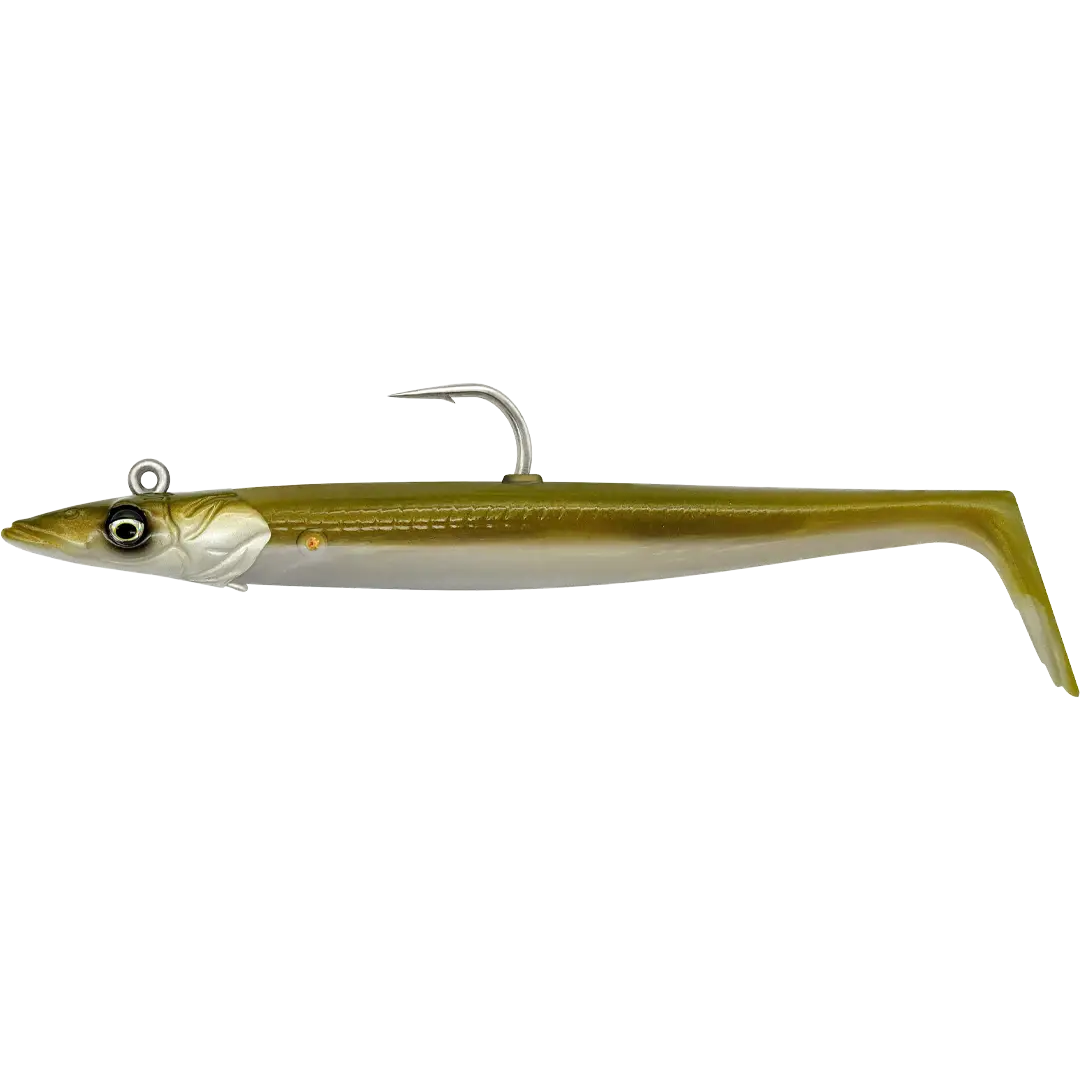 Savage Gear Sandeel V2 18cm Khaki - Saltvand