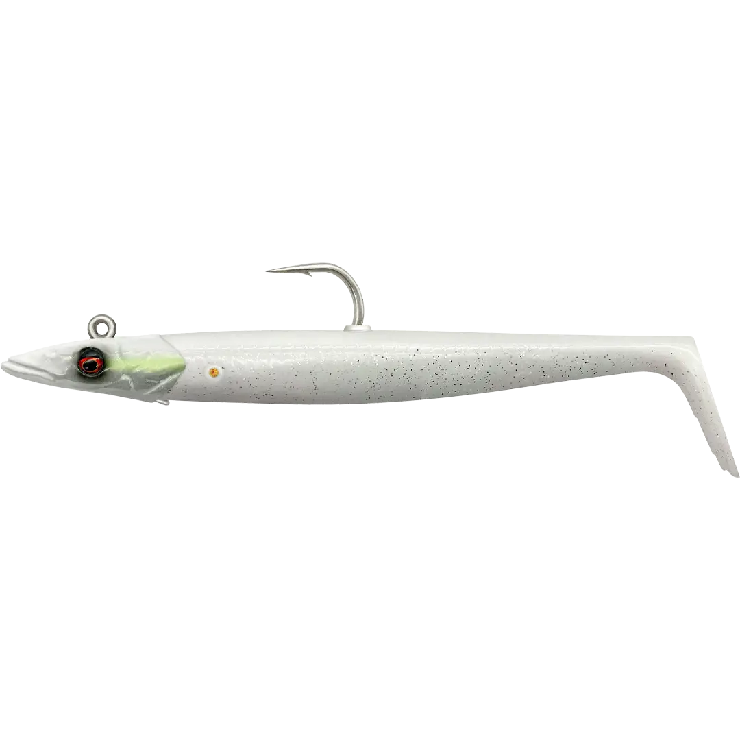 Savage Gear Sandeel V2 18cm White Pearl Silver - Saltvand