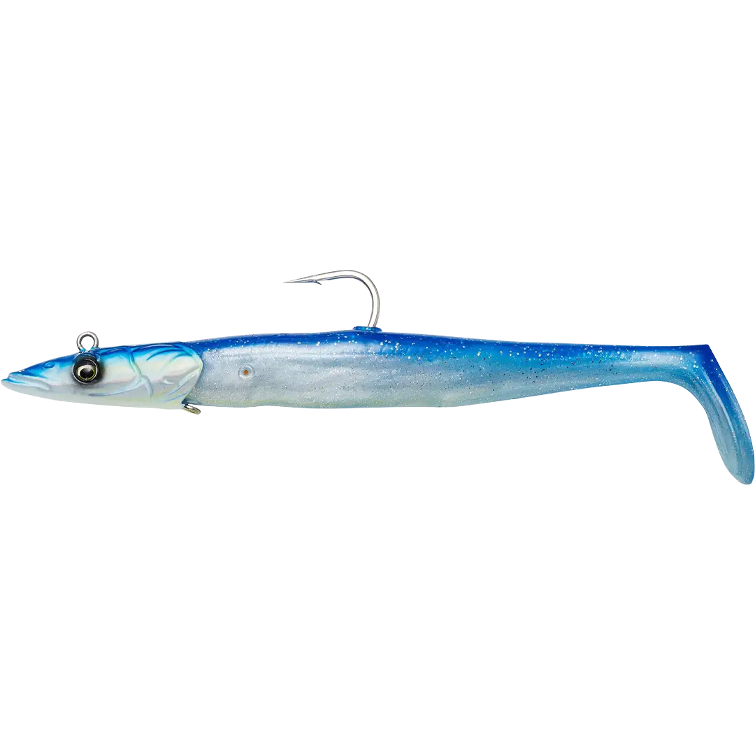 Savage Gear Sandeel V2 21,5cm Blue Pearl Silver - Saltvand