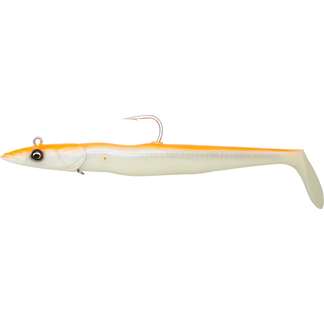 Savage Gear Sandeel V2 23,5cm Orange Glow - Saltvand