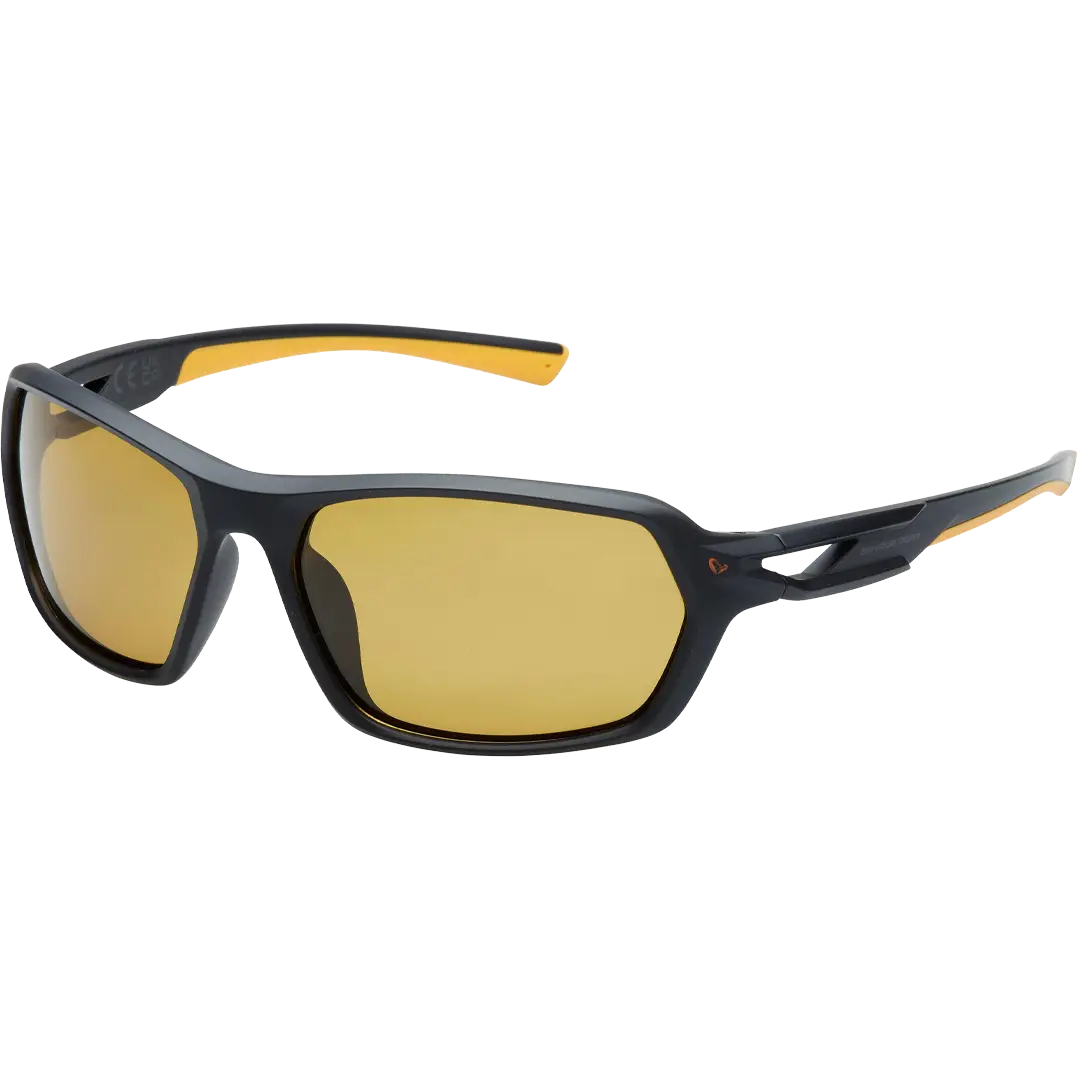 Savage Gear Savage Polarized 3 Black Yellow - Fiskebriller