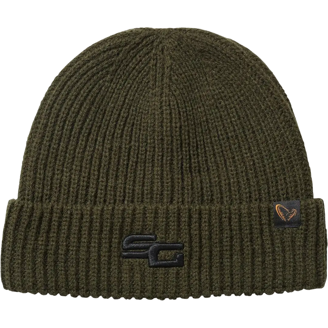 Savage Gear Wool Mix Beanie Grøn - Hatte og Huer