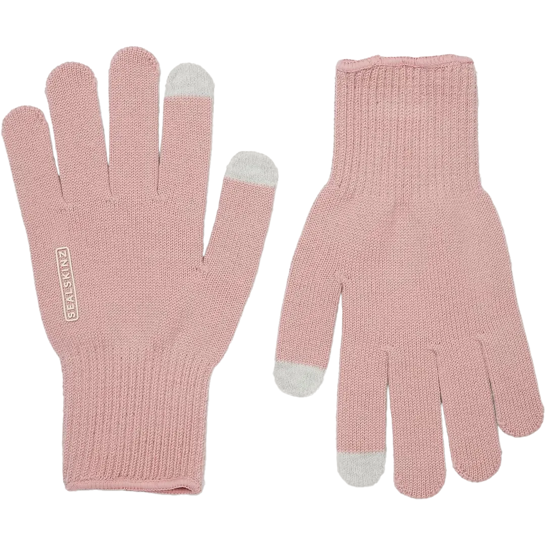 Sealskinz Hanworth Merino Handske Pink - Handsker