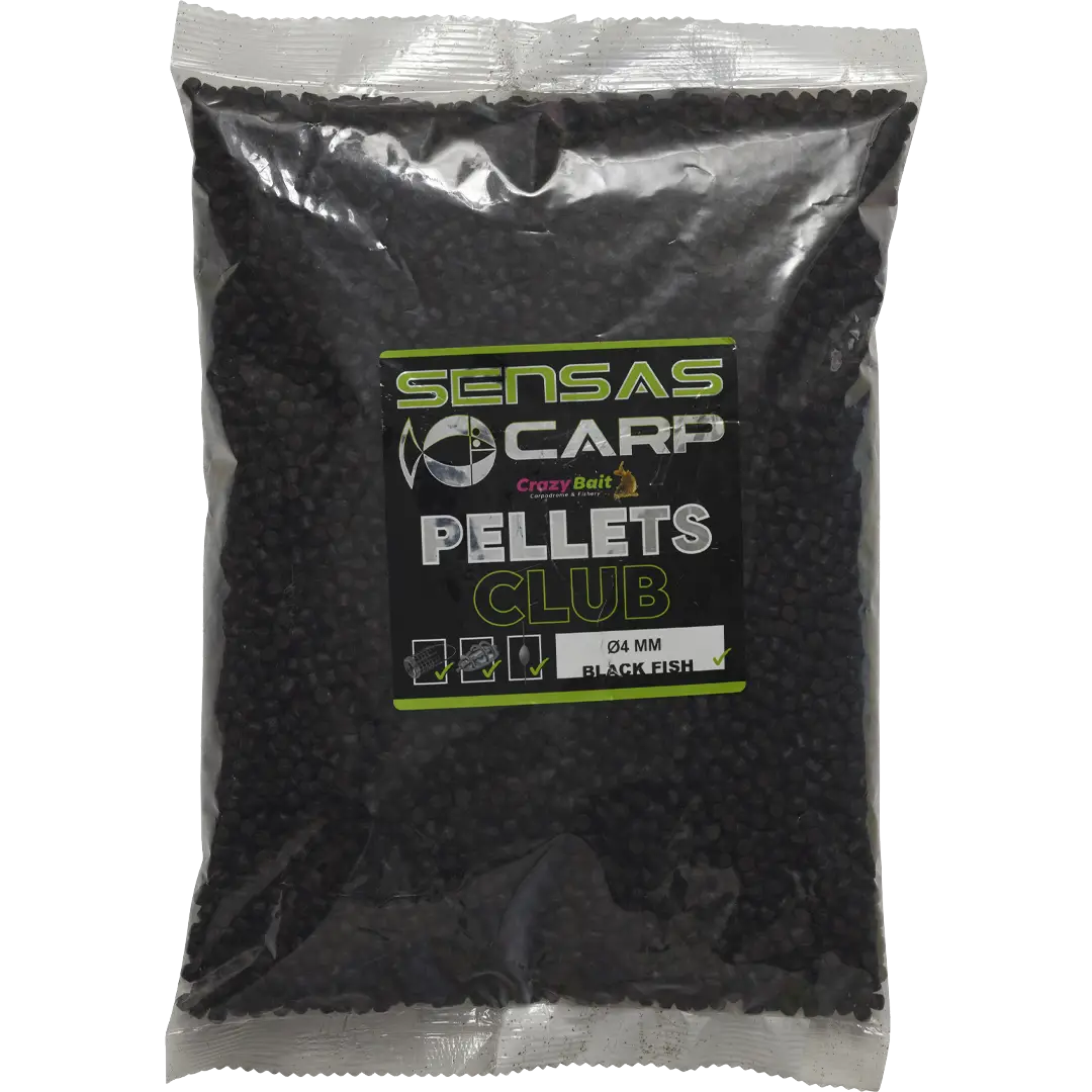 Sensas Club Pellets 800g 8mm Black Fish - Pellet