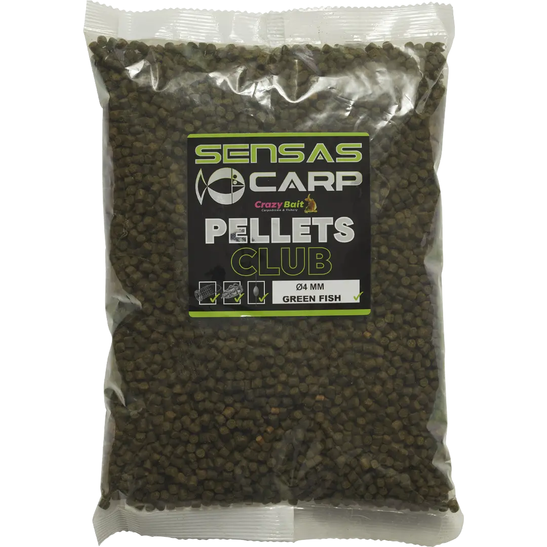 Sensas Club Pellets 800g 8mm Green FIsh - Pellet
