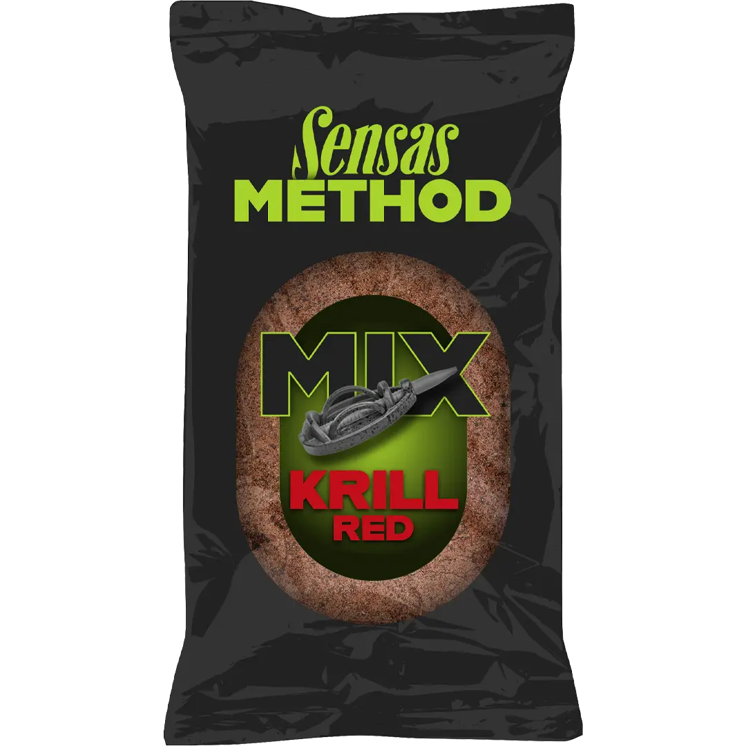 Sensas Method Mix 1kg Red Krill - Bait