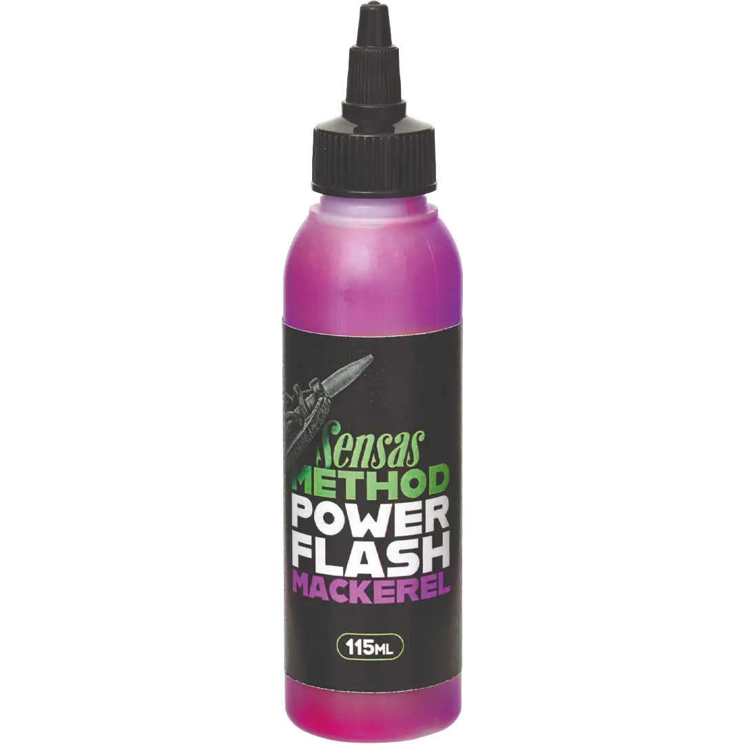 Sensas Power Flash 115ml Mackerel - Dip/Liquide/Oil