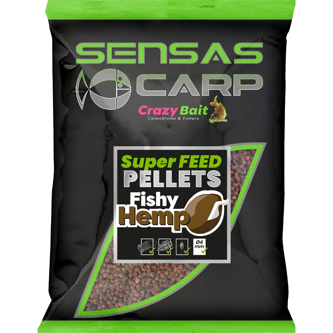 Sensas Super Feed Pellets 650g 2mm Fishy Hemp - Pellet