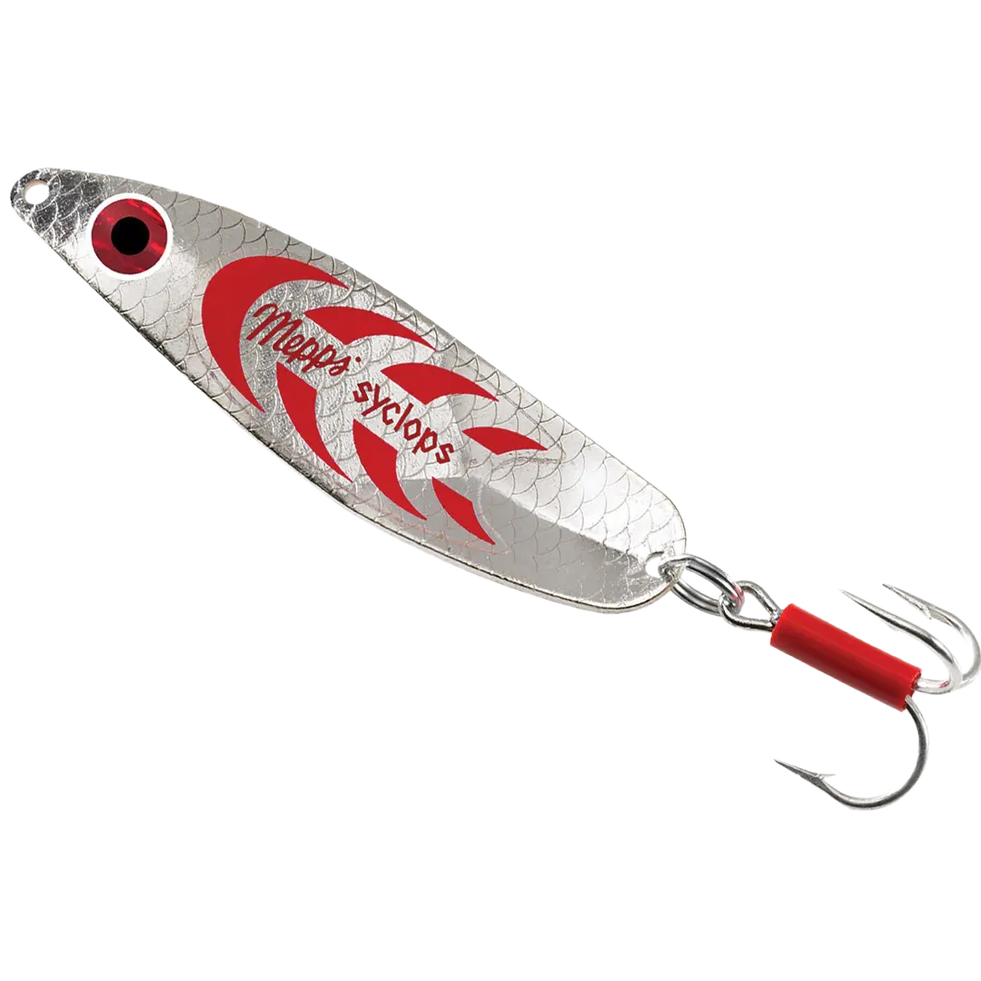 Mepps Syclops Str. 00 Mikroblink Silver/Red - Mikroblink