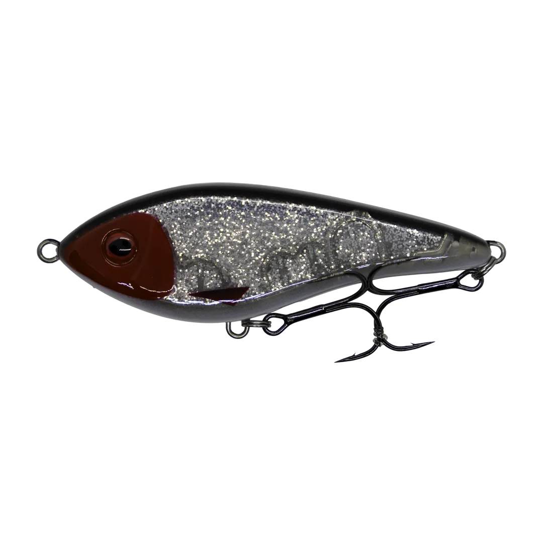 Westin Swim Special Editions 10cm 31g Low Floating - Silver Redhead - Wobler