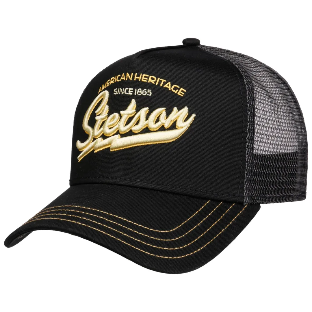 Stetson Trucker Cap American Herritage Classic Black - Caps