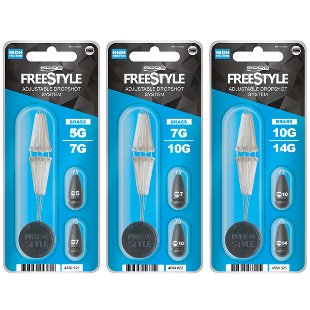 Spro Freestyle Adjustable Dropshot System 7+10 Gram - Forfangsmaterialer