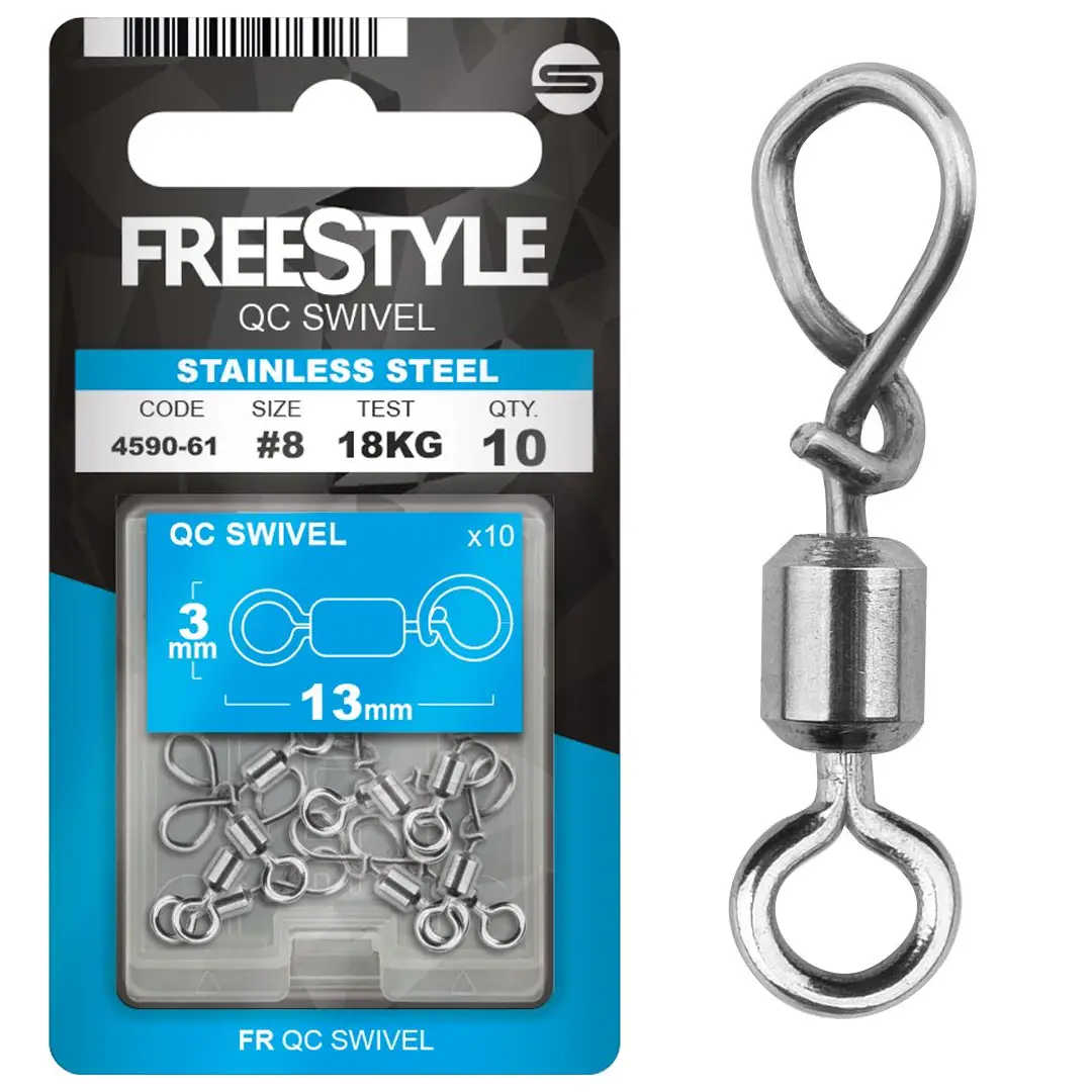 Spro Freestyle Reload QC Swivel - Blinklåse/Svirvel