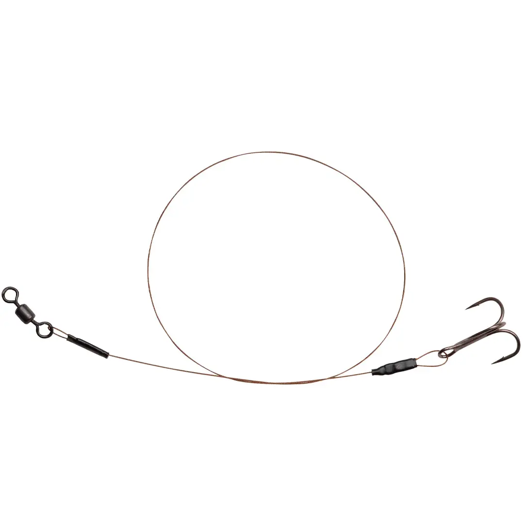 Spro Heavy Duty Baitfish Rig 1x treble st. 2 - Wire-floucarbon forfang & Stingers