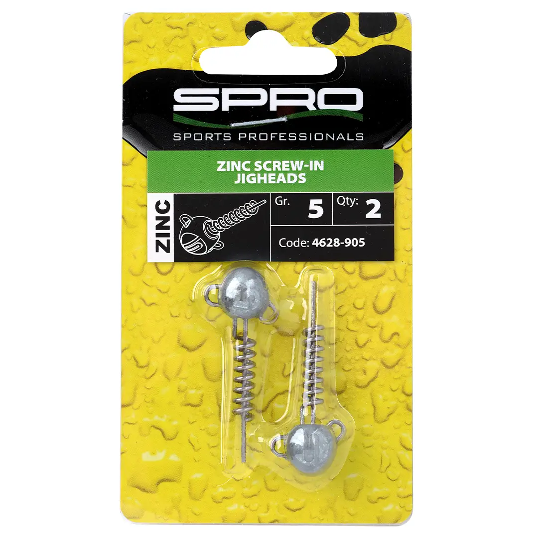 Spro Zinc Screw-in Jigheads 5 Gram - Jighoveder mv.