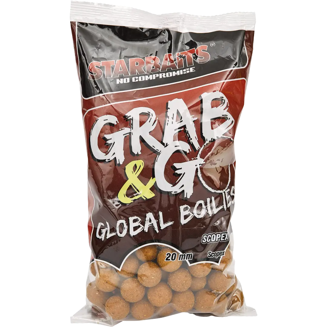 Starbaits Grab & Go Global Boilies 5kg 14mm Scopex - Boilie