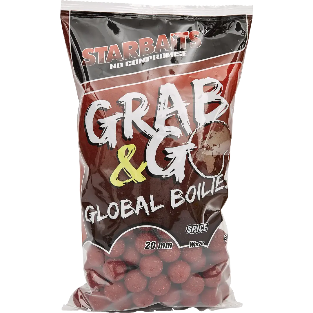Starbaits Grab & Go Global Boilies 5kg 14mm Spice - Boilie