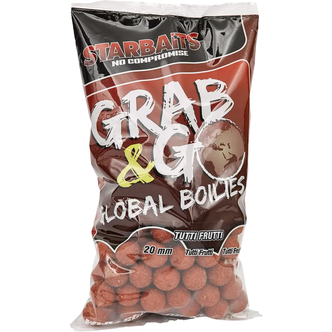 Starbaits Grab & Go Global Boilies 1kg 14mm Tutti Frutti - Boilie