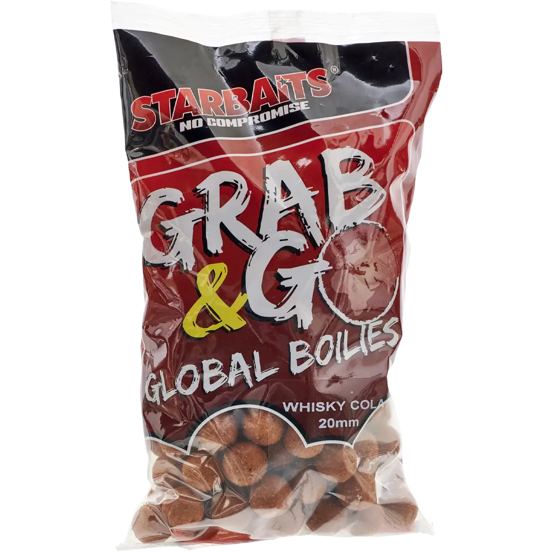 Starbaits Grab & Go Global Boilies 5kg 14mm Whiskey Cola - Boilie