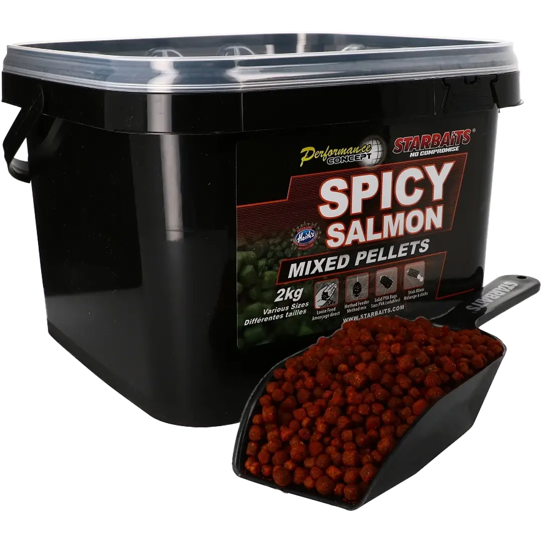 Starbait Pellets 2kg Spicy Salmon - Pellet
