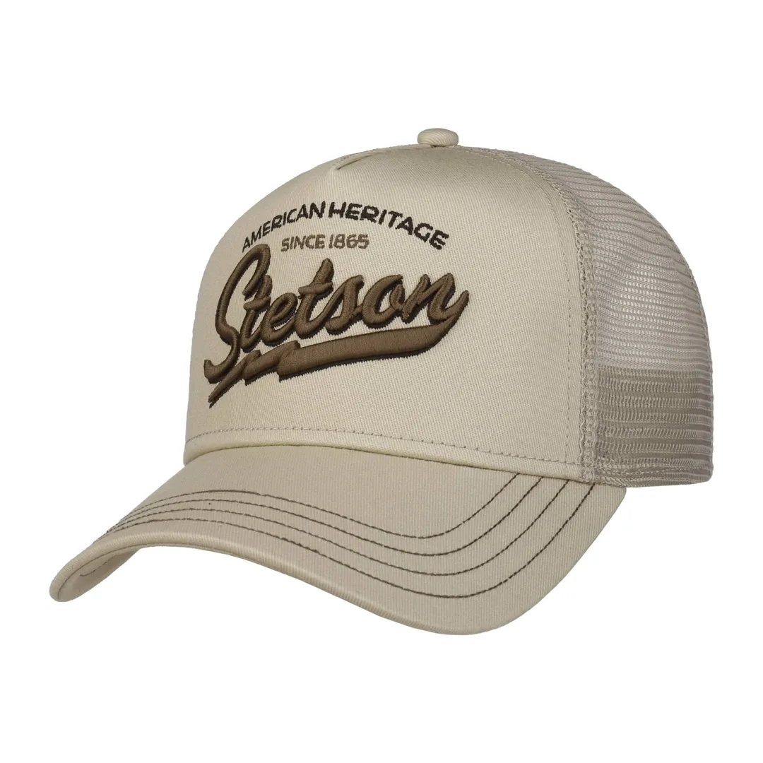 Stetson Trucker Cap American Herritage Classic Beige - Caps