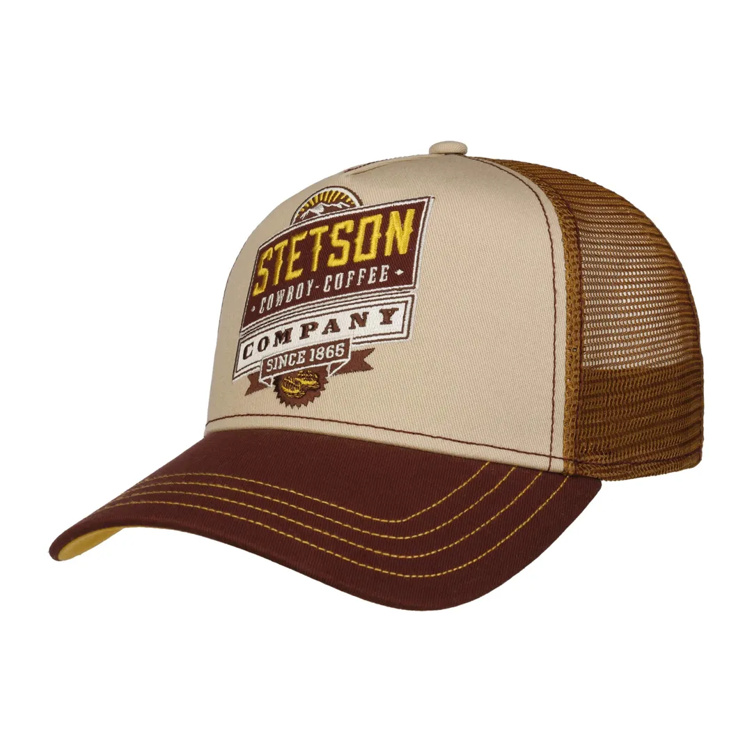 Stetson Trucker Cap Barista Company Brown/Beige - Caps