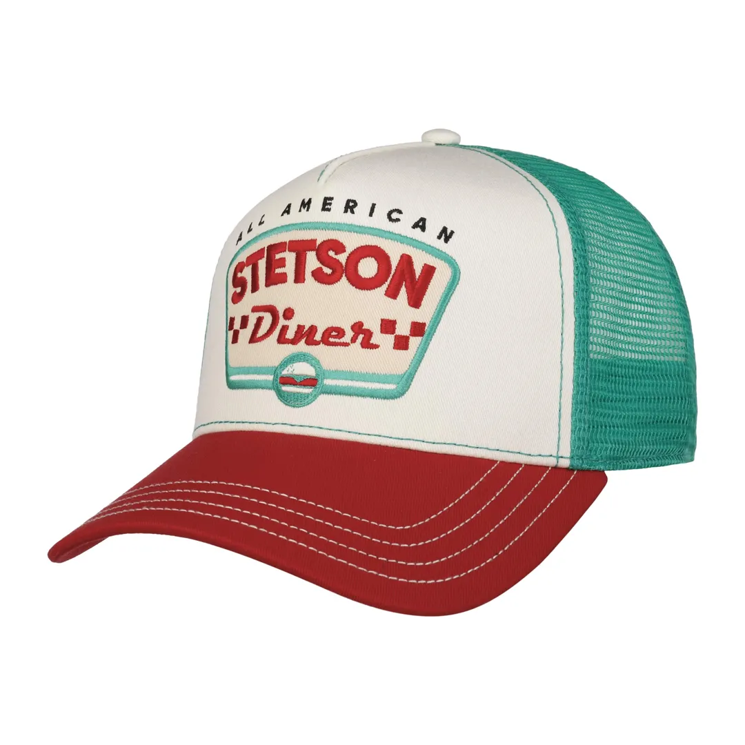 Stetson Trucker Cap Stetson Diner Red/Ecru - Caps