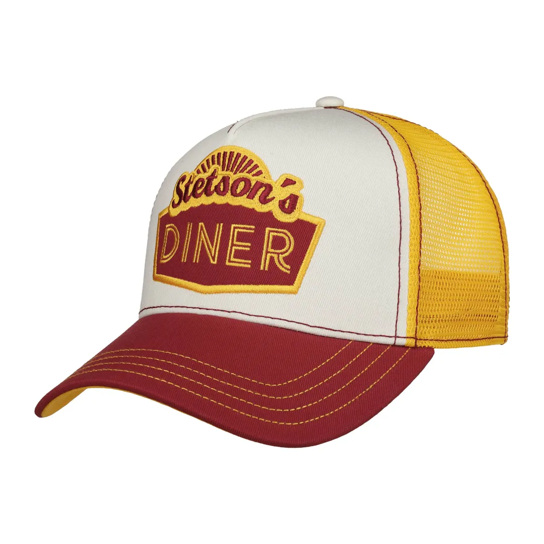 Stetson Trucker Cap Steton's Diner Red/White - Caps