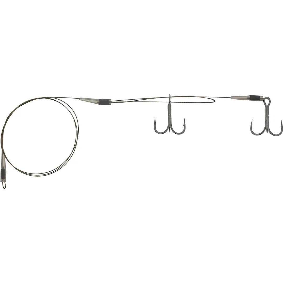 Westin Long-Cast Rig Semi-Barbed #4/#4 - Wire-floucarbon forfang & Stingers
