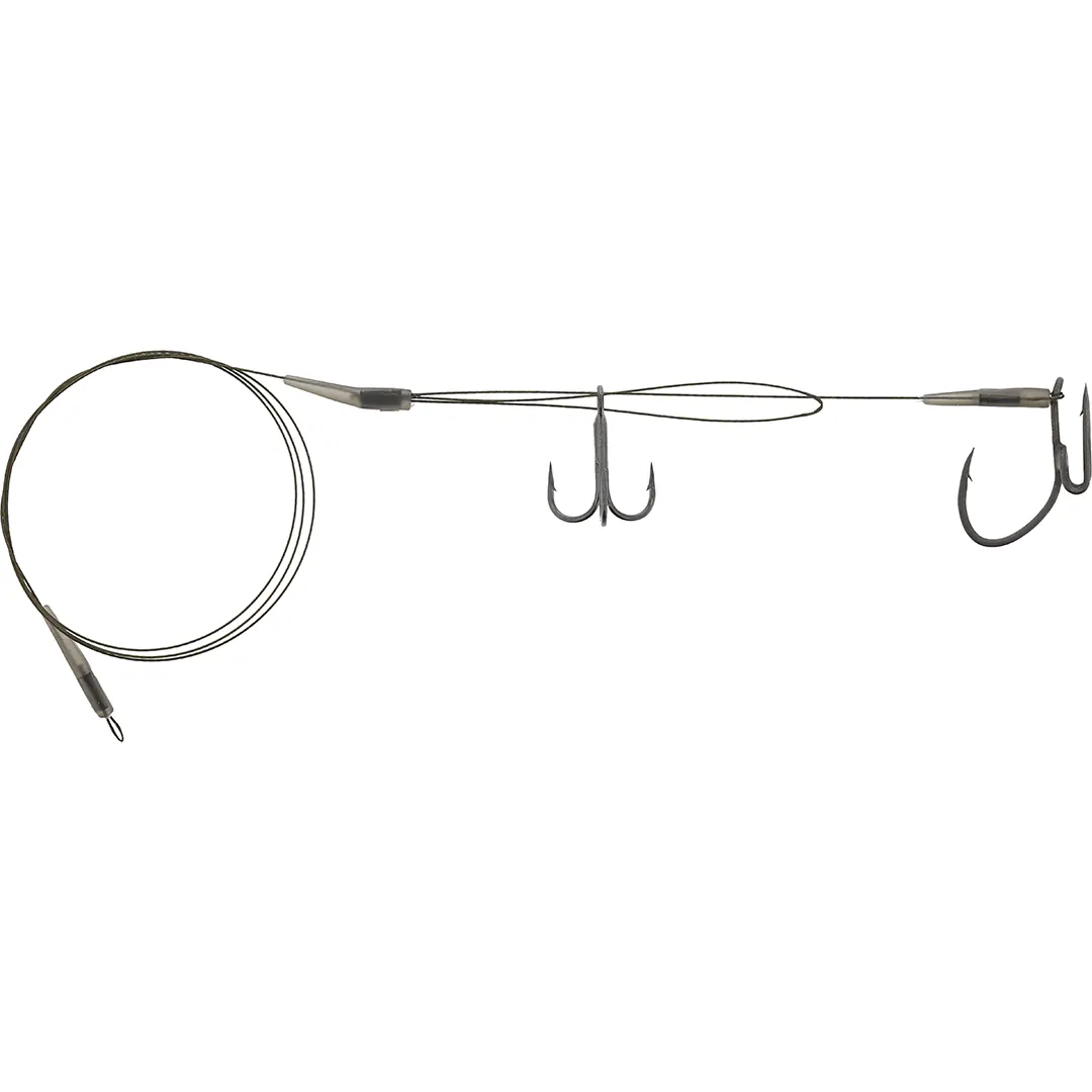 Westin Long-Cast Rig Single Hook - Wire-floucarbon forfang & Stingers