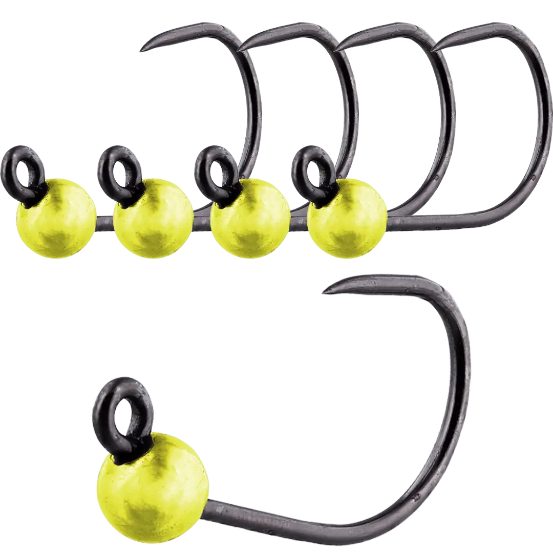 Westin Softlure Single Hook Tungsten Jighoved Gul 1 Gram St. 6 - Jighoveder mv.